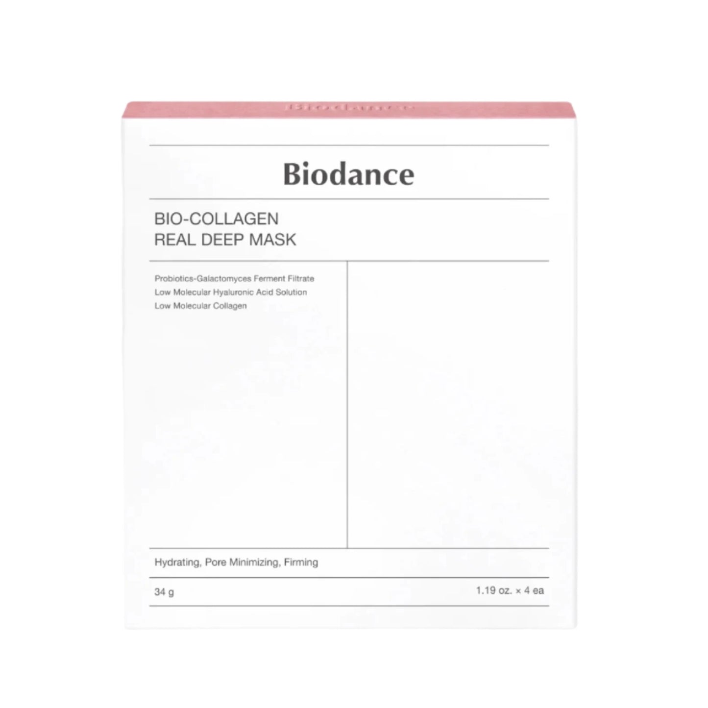 Biodance-Bio-Collagen Real Deep Mask (4pcs)