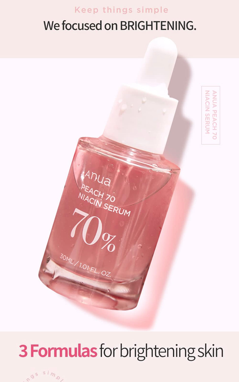 Anua - Peach 70 Niacin Serum 30ml