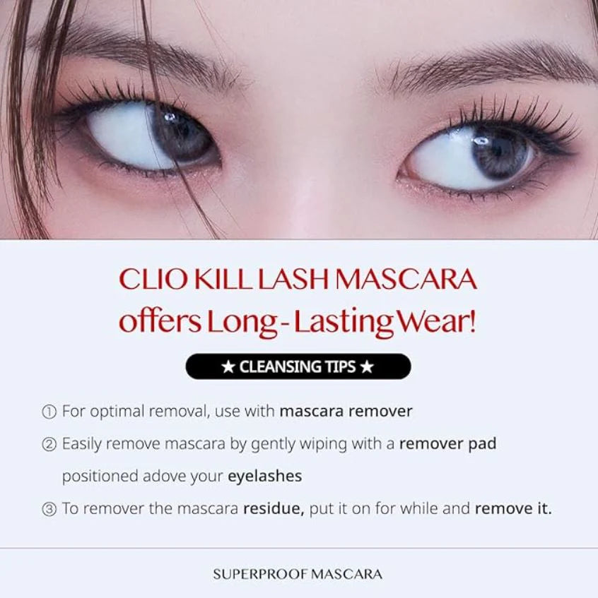 CLIO - kill lash Super proof mascara