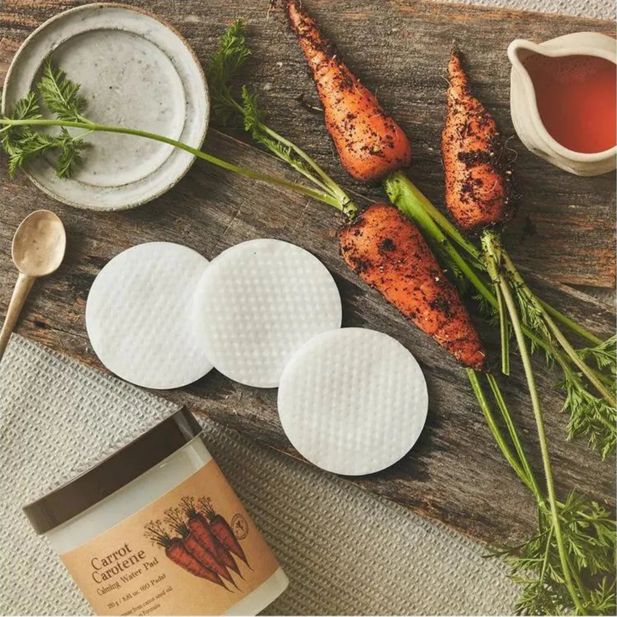 SKINFOOD Carrot Carotene Calming Water Pad 60pcs