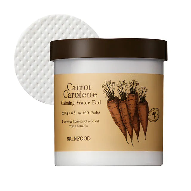 SKINFOOD Carrot Carotene Calming Water Pad 60pcs